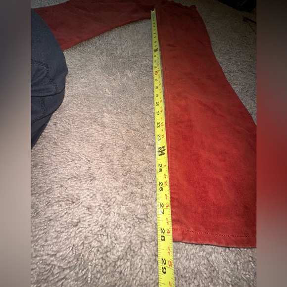 GAP Red/Burnt Red Corduroy Bootcut Jeans Size 25 Petite - Picture 7 of 7